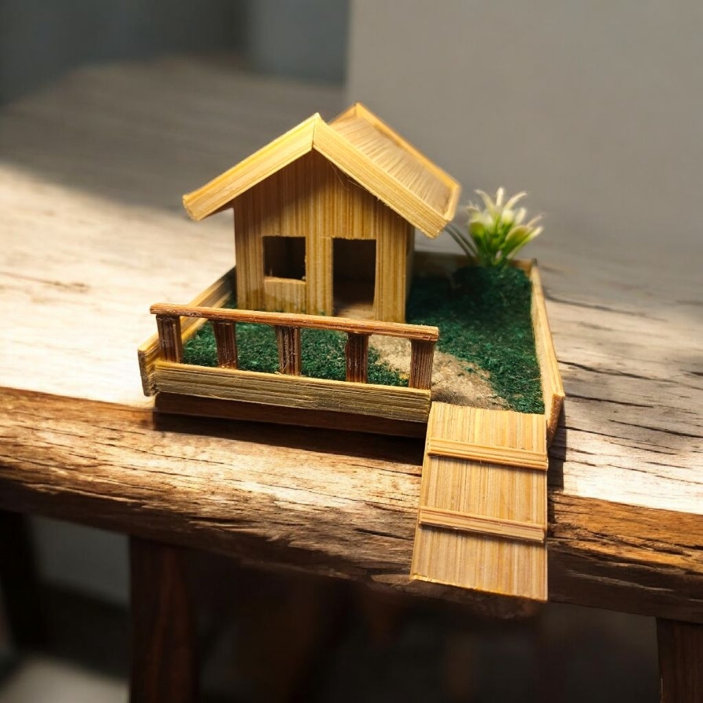 Miniatur rumah,rumah aquarium,rumah kelomang,rumah pajangan