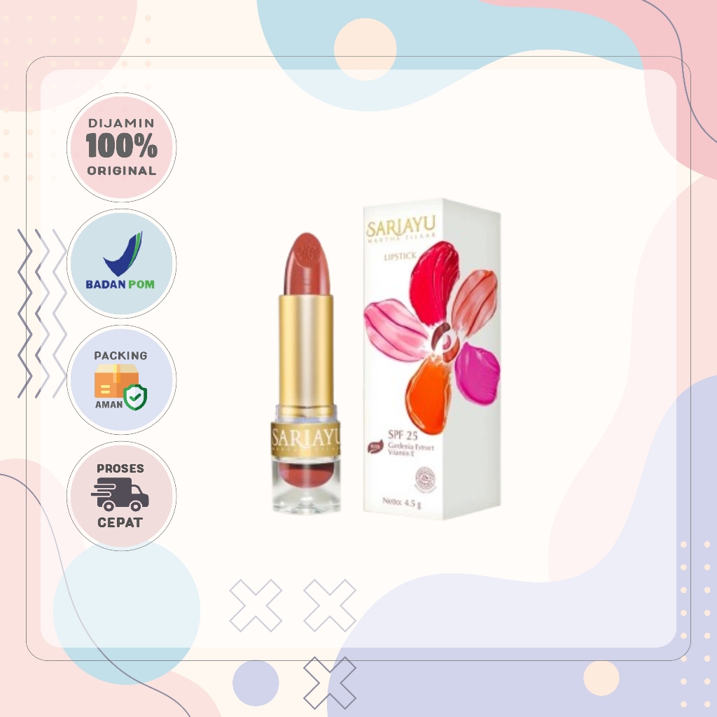 Sariayu Lipstick Gold Series