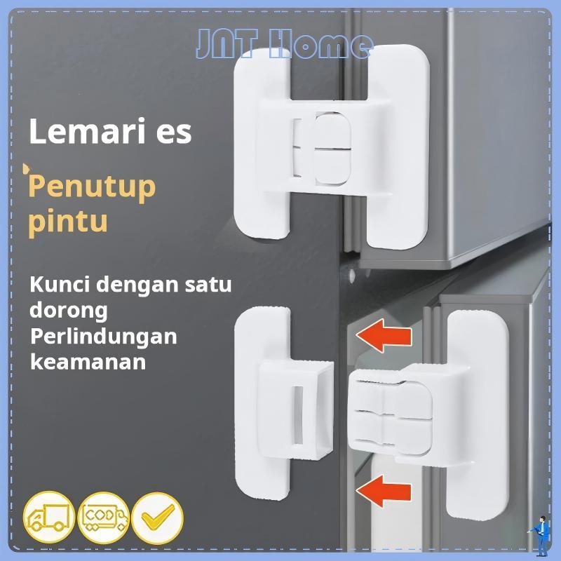 Kunci Pengaman Pintu Kulkas / Alat Penutup Pengunci Pintu Kulkas Laci Safety Lock——dreamsea1