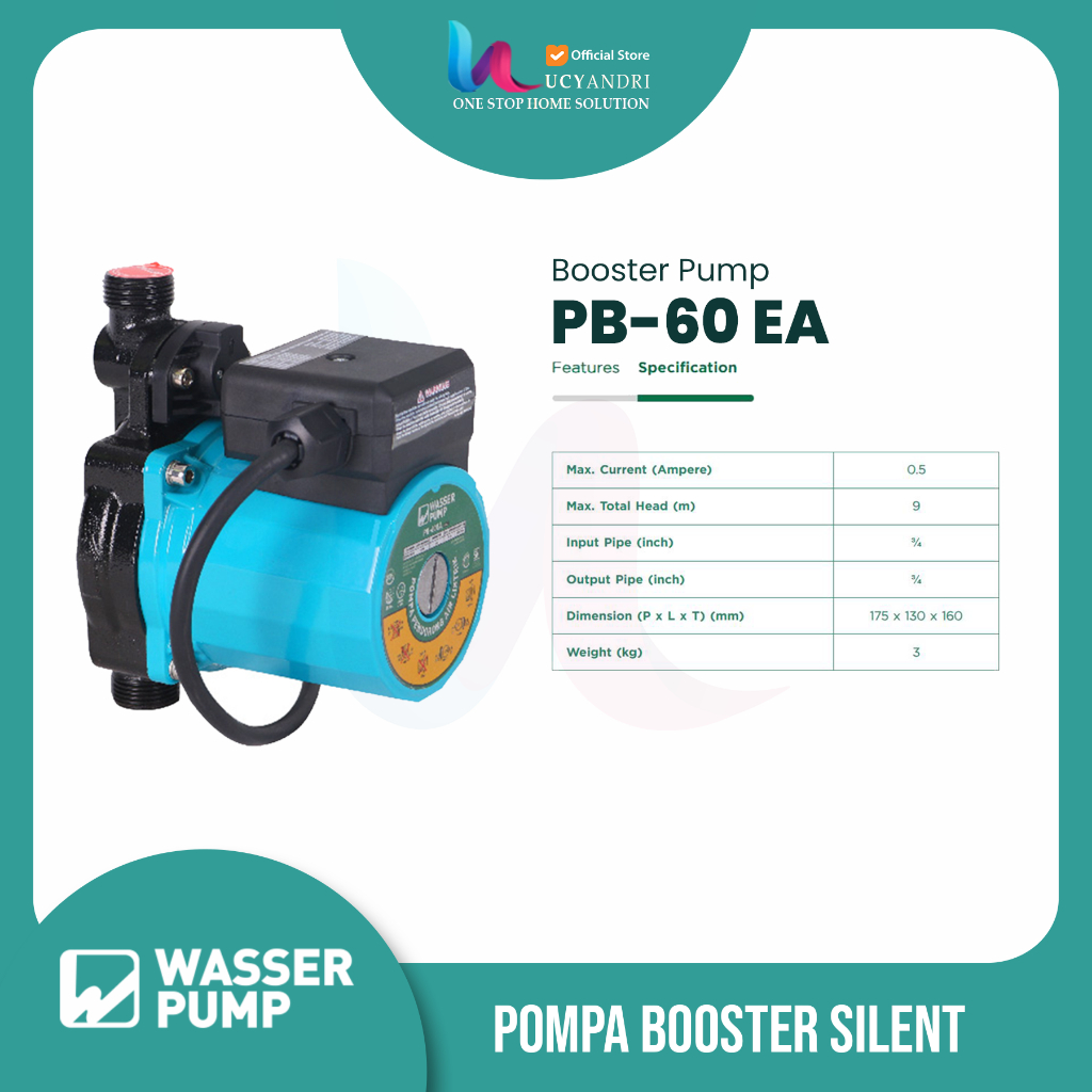 Pompa WASSER PB 60EA Pompa Booster PB-60 EA