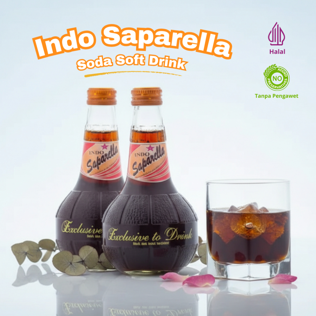 Minuman Soda Soft Drink Limun Jadul Oleh Oleh Khas Jogja INDO Saparella Sarsaparilla