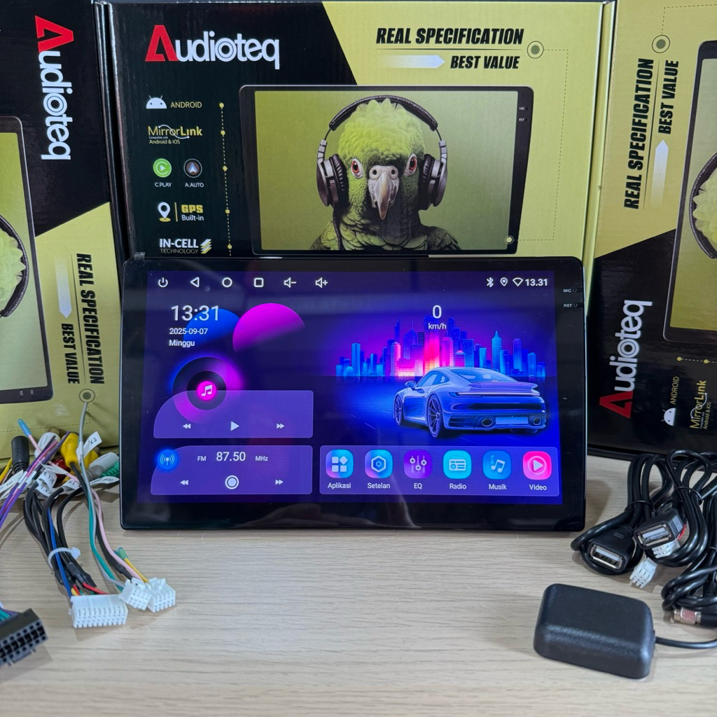 HEAD UNIT ANDROID AUDIOTEQ 10” RAM 4/64 GB ANDROID 10 INCH AUDITEQ RAM 4/64 GB TERBARU