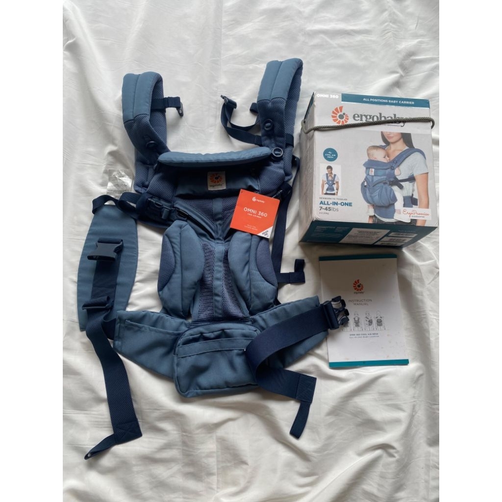 ergobaby omni 360 airmesh oxford blue original