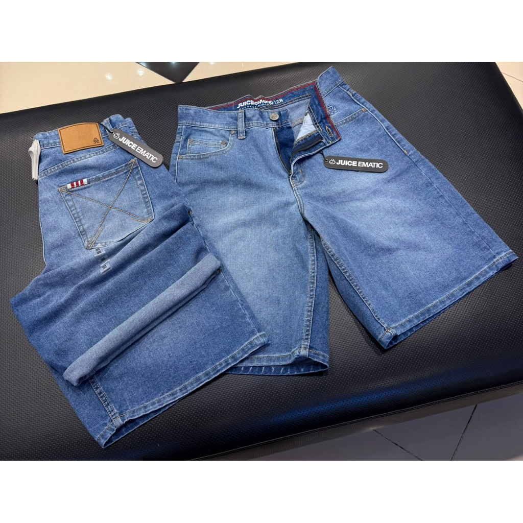 Celana Juice Ematic Original Pendek Denim Faermatemen Walkshort