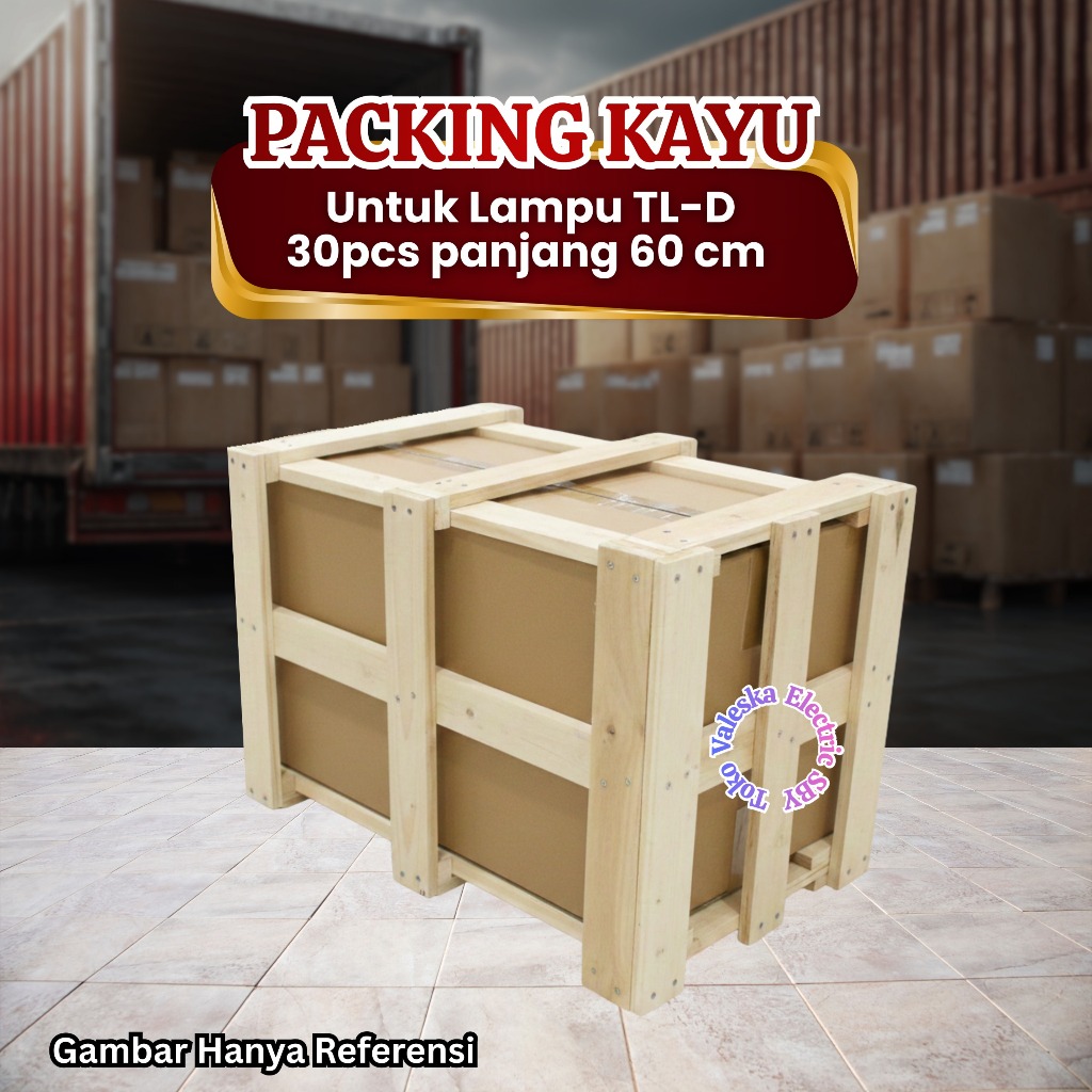 Tambahan Packing Kayu Untuk Lampu TL 1200mm dan 600mm