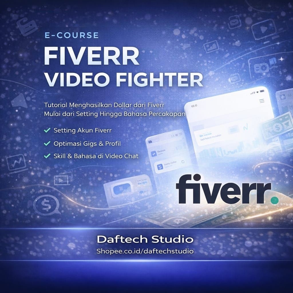 Fiverr Video Fighter - Tutorial Menghasilkan Dollar dari Fiverr  Mulai dari Setting Hingga Bahasa Pe