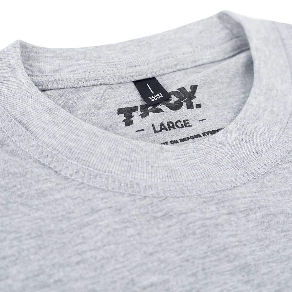 Troy Company Tshirt Grey Misty Polluted - Kaos Lengan Pendek Kaos Abu Misty MTD 3253