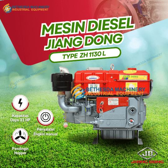 Mesin Diesel ZH1130 L Jiangdong 30hp 33 pk Hopper