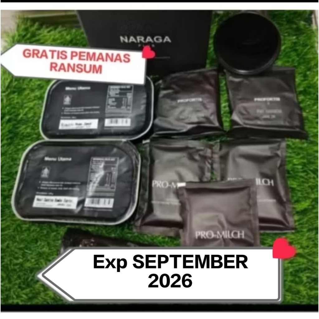RANSUM TNI NARAGA  GRATIS PEMANAS RANSUM 1 PAKET EX SEPTEMBER 2026