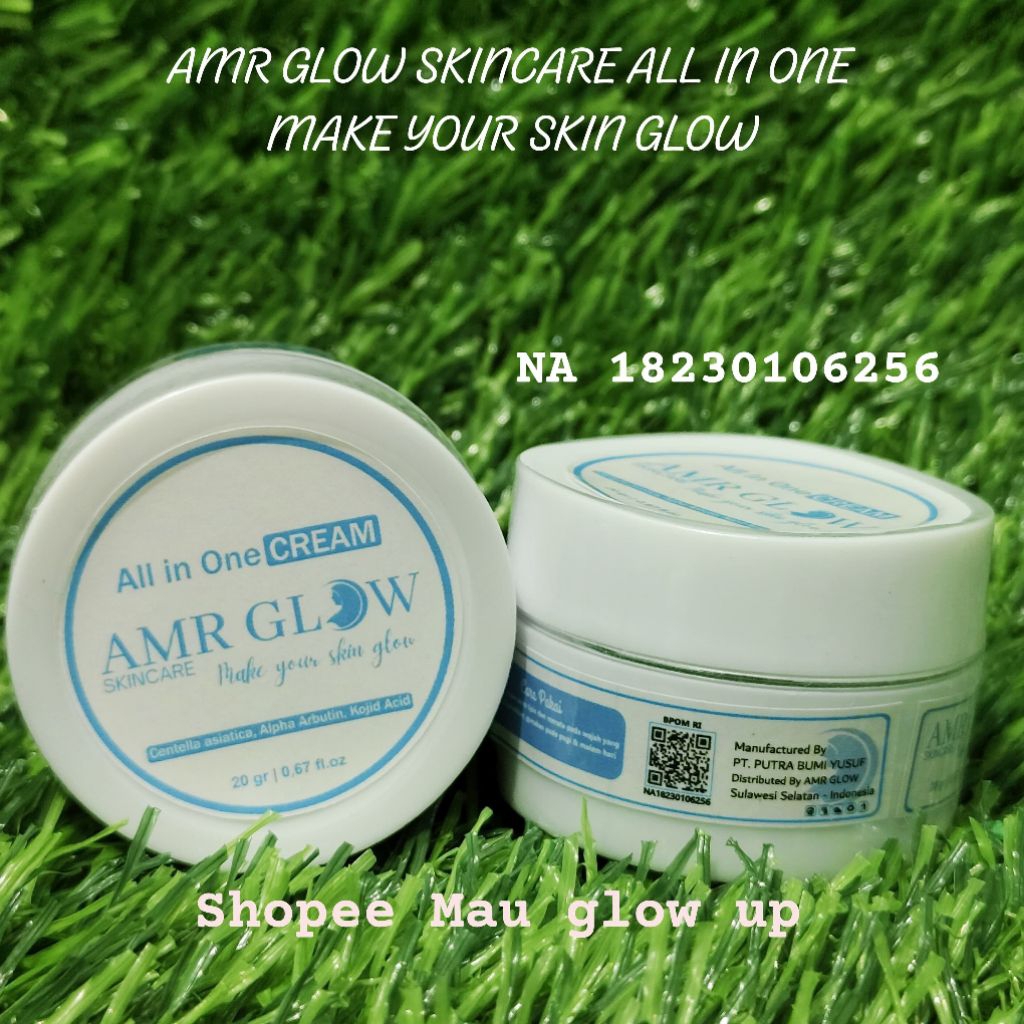 COD CREAM AMR All IN ONE 20 GR GLOW SKINCARE  [ KEMASAN BARU ] 2027