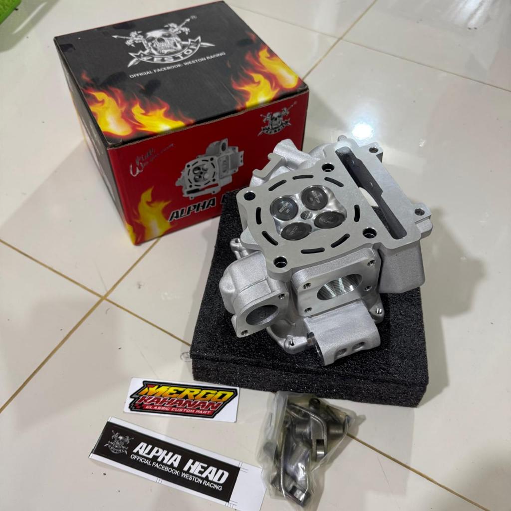 Cylinder Head Kop Sirip Mx King Jupiter Mx Old New Vixion Old Nva Nvl R15 V1 V2 20/23 Porting Cnc