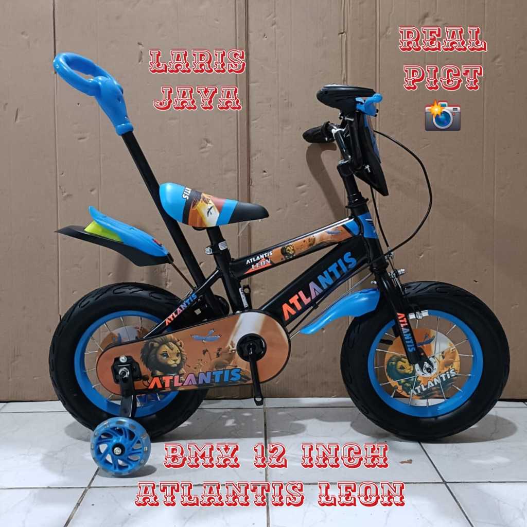 Sepeda Anak Laki Laki Bmx 12 Atlantis Leon Ban Pompa Stir Musik Terbaru Co