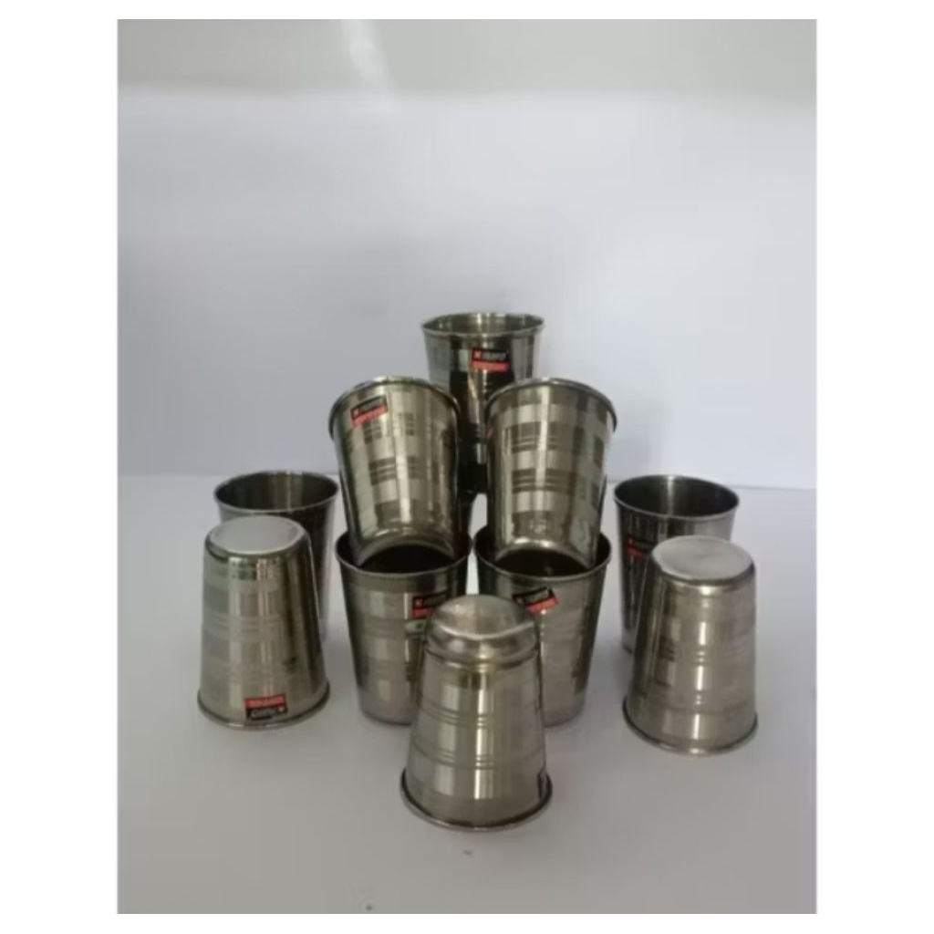 6 pcs gelas cangkir steinles rosh