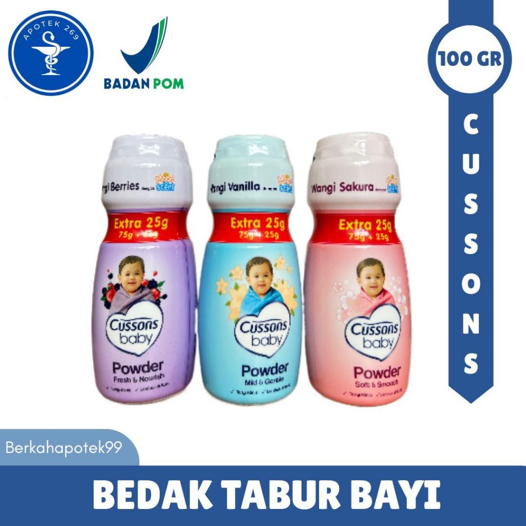 CUSSON BABY POWDER BEDAK TABUR BAYI 50GR/ 100GR