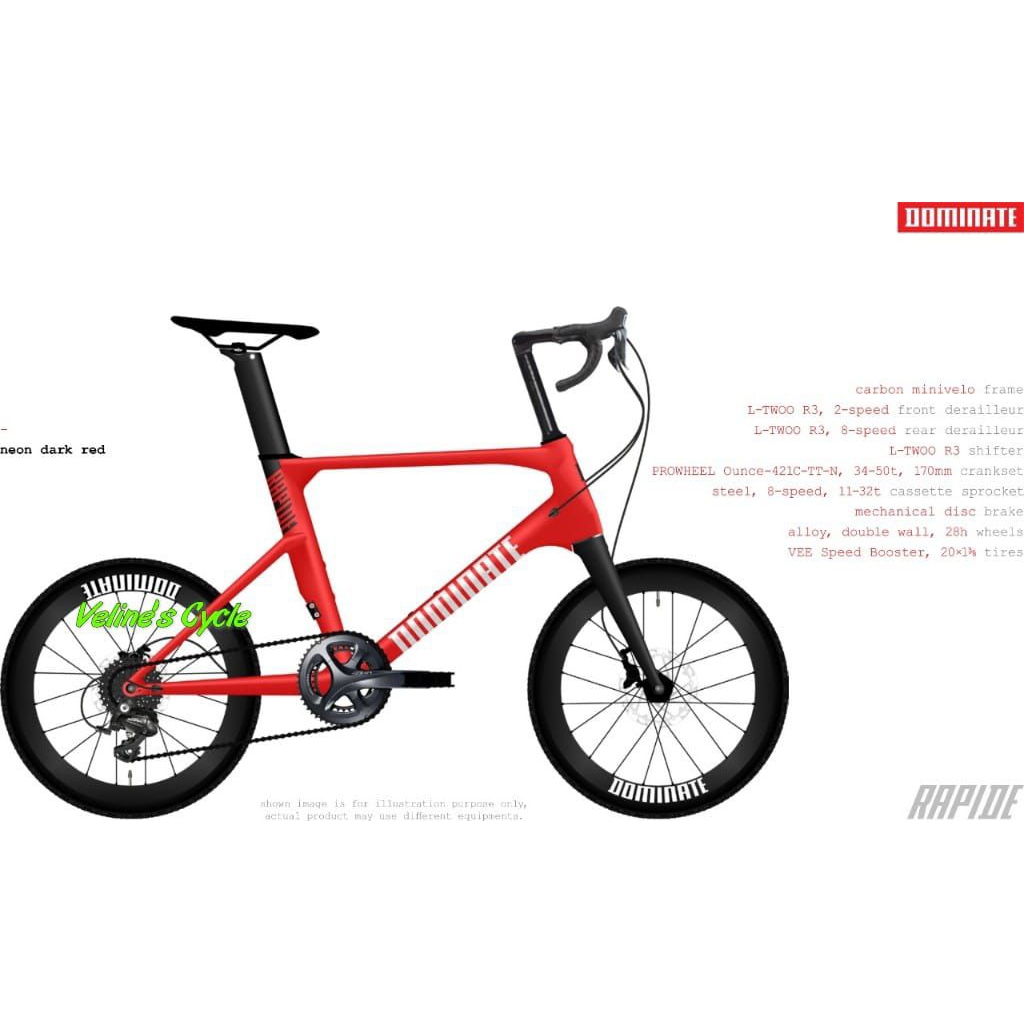 Promo Minivelo Dominate Rapide 20er Carbon