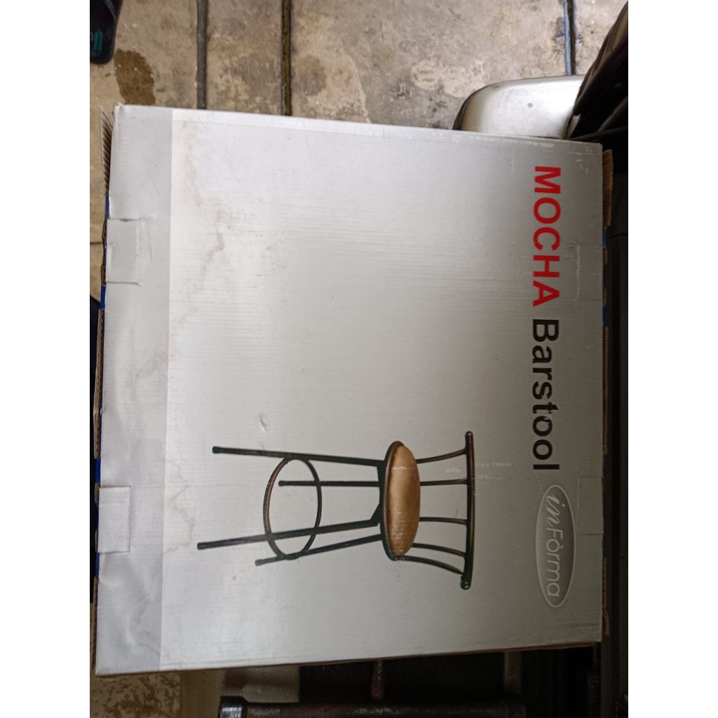 Barstool warna mocha, INFORMA, Mint Condition, new old stock