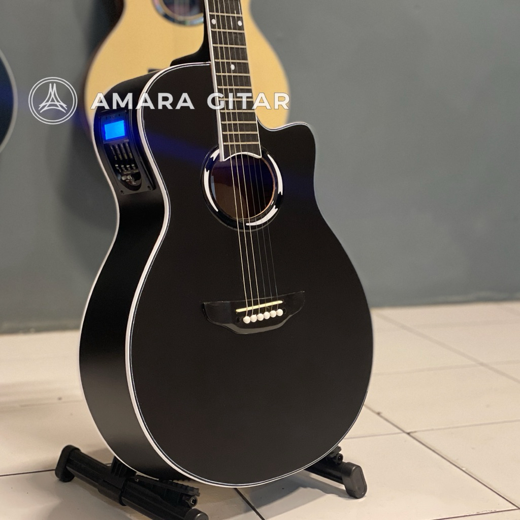 Gitar Yamaha apx500ii Hitam Akustik & Akustik elektrik Bandung