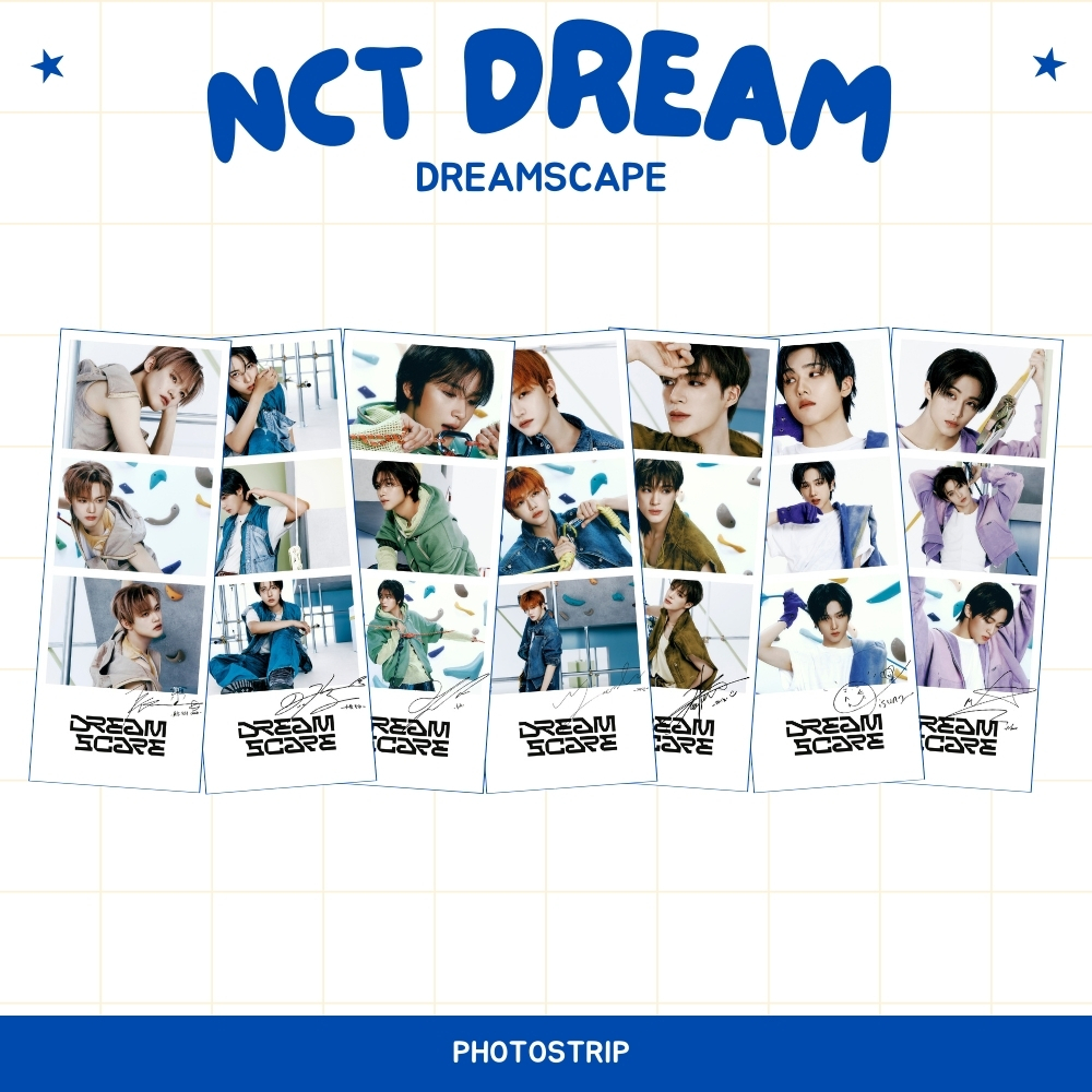 HOLOGRAM PHOTO STRIP DREAM SCAPE FOTO STRIPS KPOP UNOFFICIAL MARK RENJUN HAECHAN JAEMIN CHENLE