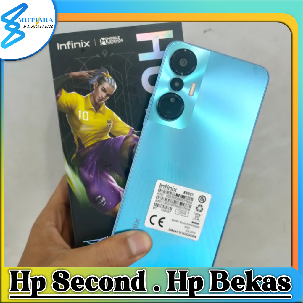 Infinix Hot 20S Ram 8 + Extended Ram 5GB Rom 128GB Bekas Original Flasher Store