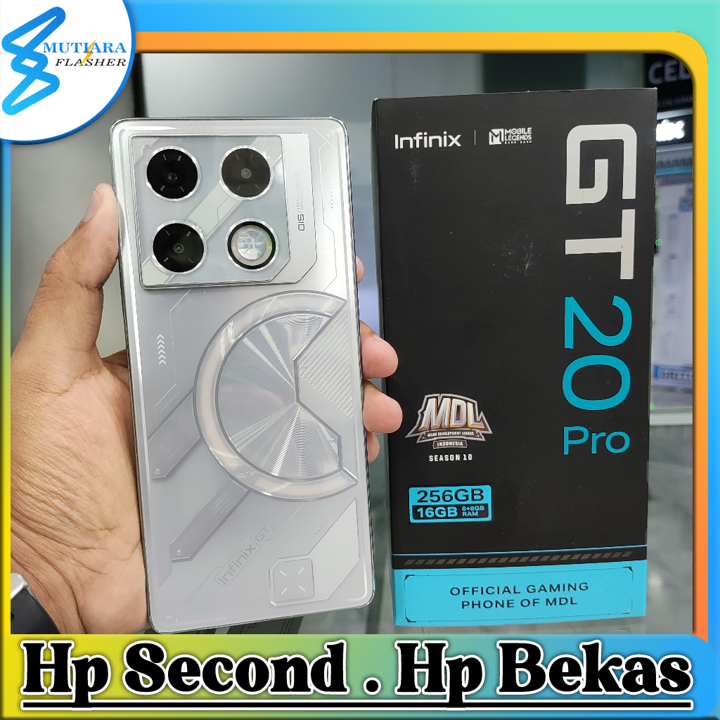 Infinix GT 20 Pro Ram 8/256GB | Ram 12/256GB Bekas Original Flasher Store