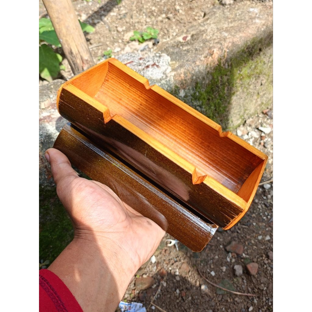 Asbak bambu Wulung unik asbak rokok estetik asbak rokok hiasan