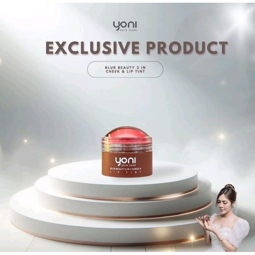 BLUR BEAUTY 2 IN 1 CHEEK N LIP TINT BPOM / BLUSH-ON N LIPTINT