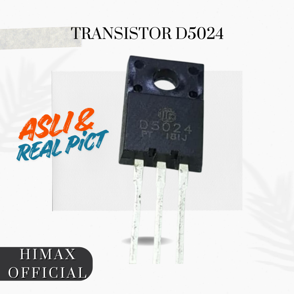 Transistor D5024 Original - Transistor Horizontal TV Polytron Slim - TR D 5024 D5023 High Quality
