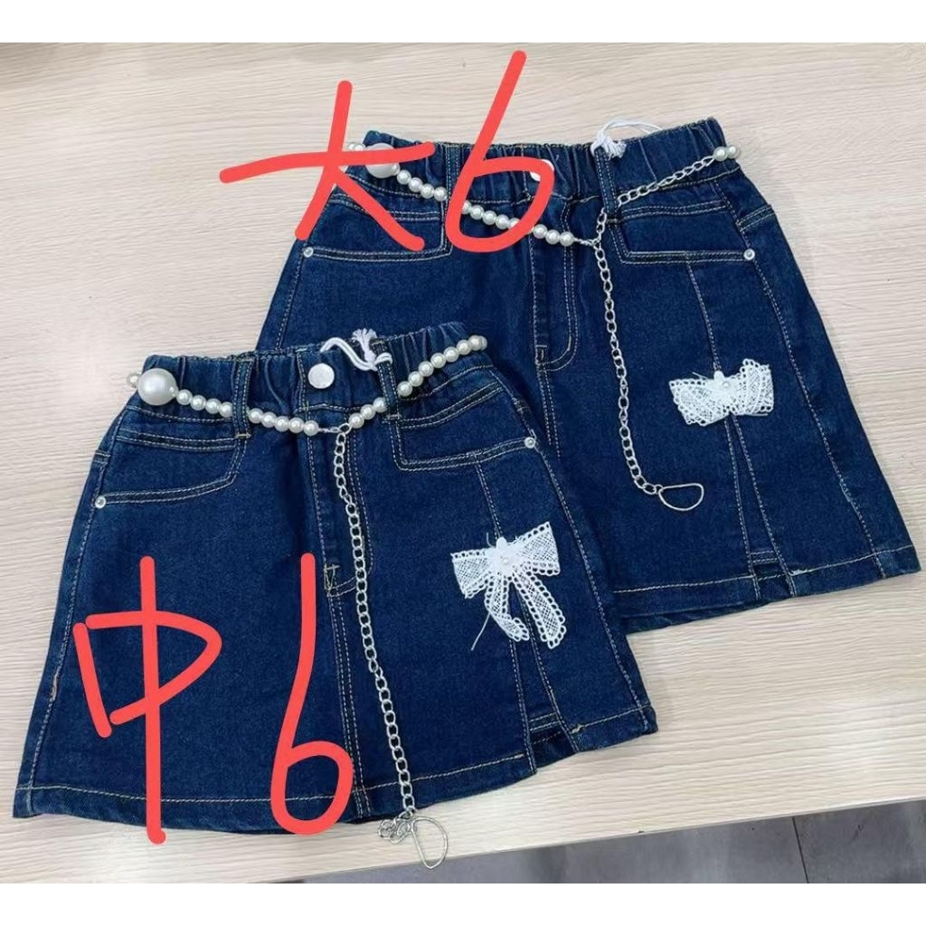 ROK CELANA JEANS ANAK CEWEK RK09/ ROK CELANA JEANS ANAK PEREMPUAN