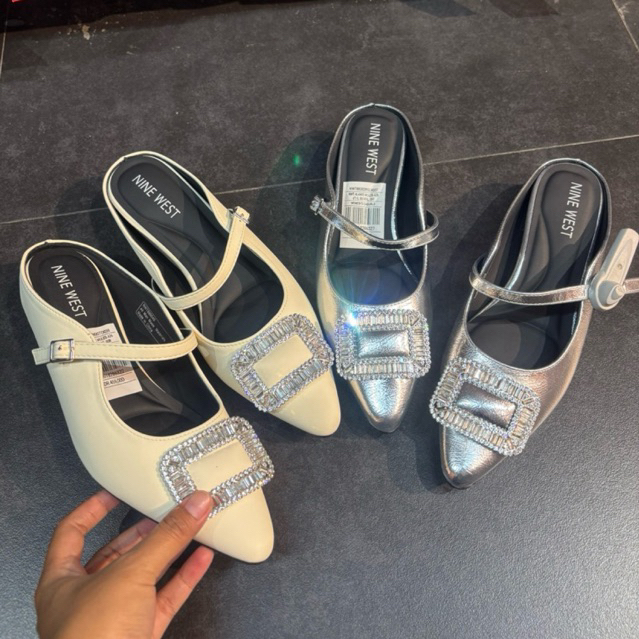 SALE‼️Payles Nine West Flatshoes mules wedges harga normal 479k