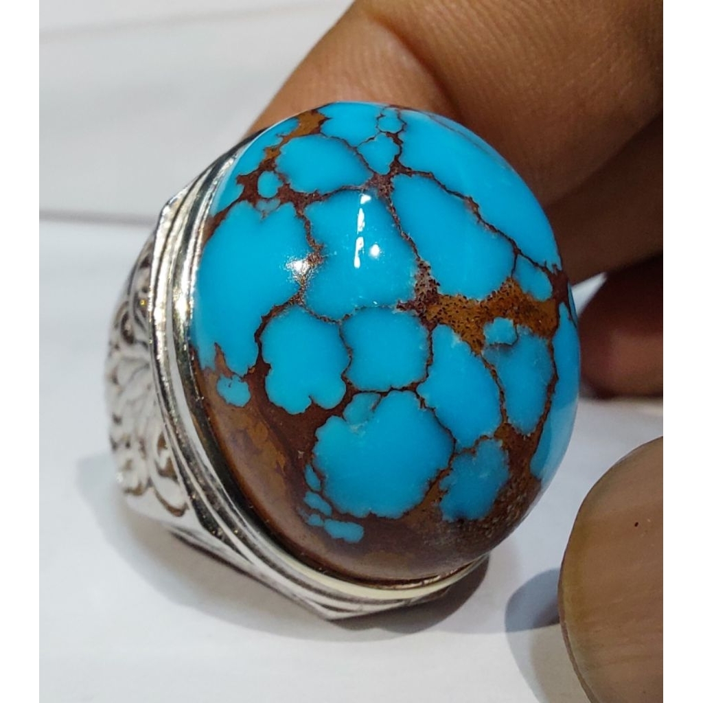 PIRUS MESIR BIRU GRADASI EST DIM 26x21,5x15 RING 9