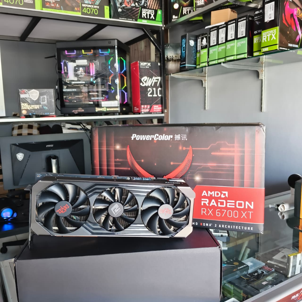 VGA PowerColor Red Devil AMD Radeon RX 6700 XT  12GB GDDR6