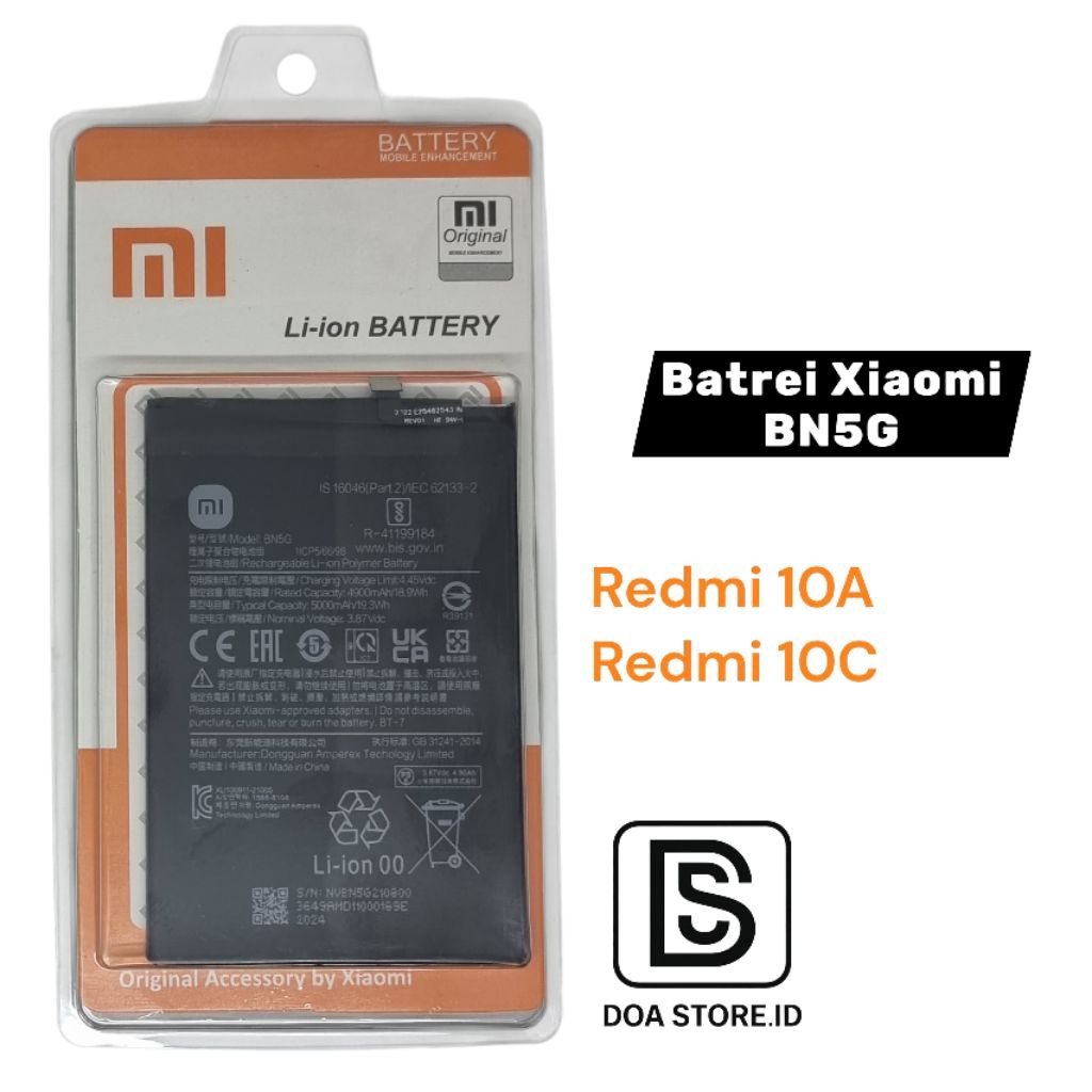 BATREI XIAOMI BN5G , BATREI XIAOMI REDMI 10A / REDMI 10C