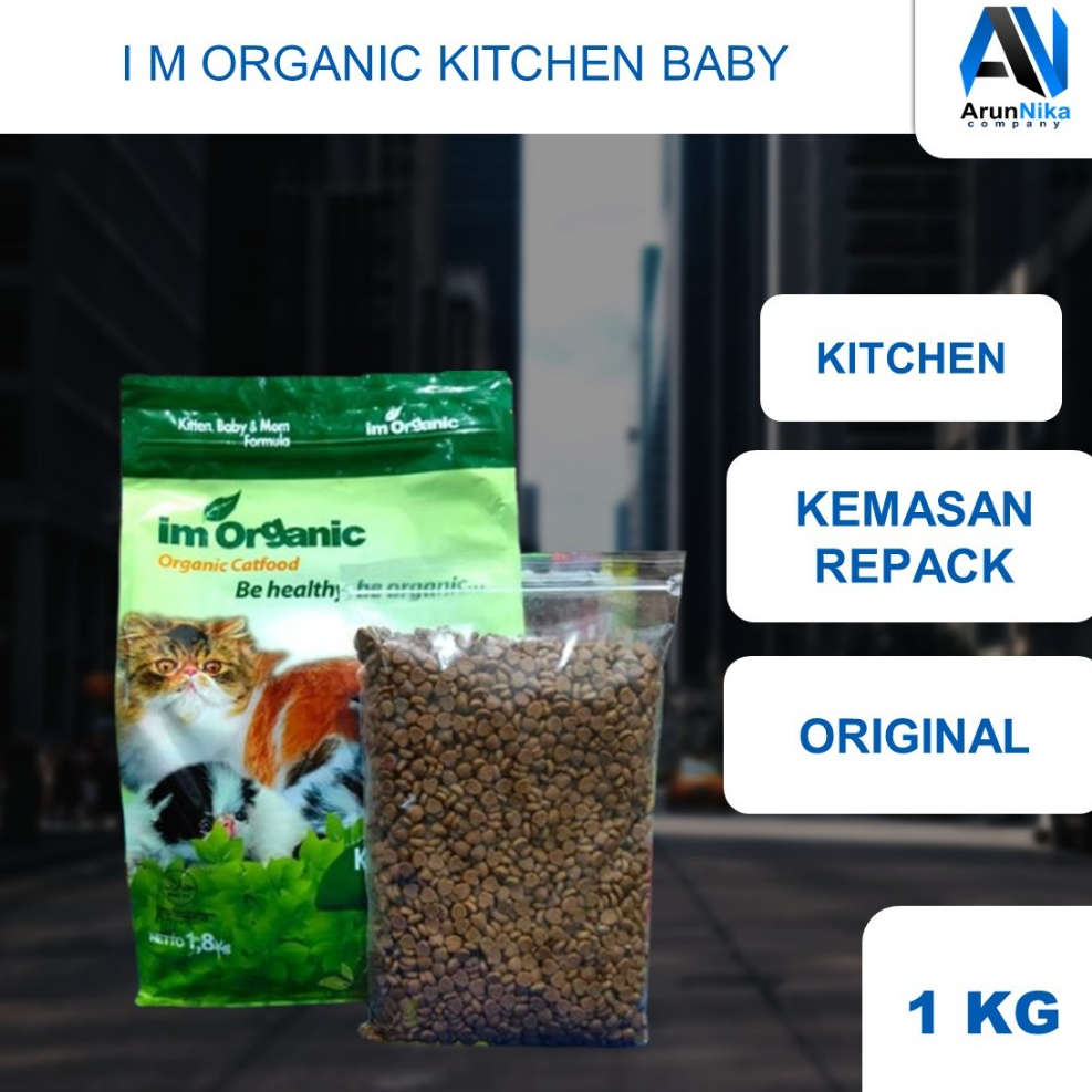 MAKANAN KUCING | IM ORGANIC | IM ORGANIC KITTEN BABY MOTHER 1KG REPACK