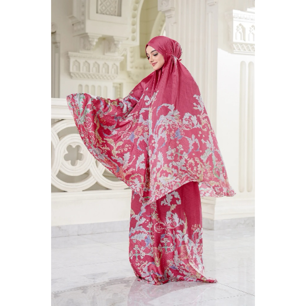 Royale - Grandeur Prayer Robe - Pink Yarrow Buttonscarves