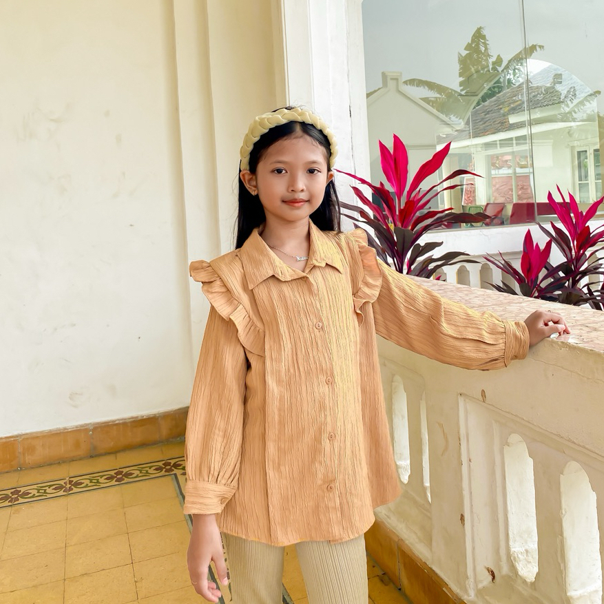 Kiana kemeja anak tanggung perempuan usia 9-14 tahun/Blouse anak perempuan usia 9-14tahun