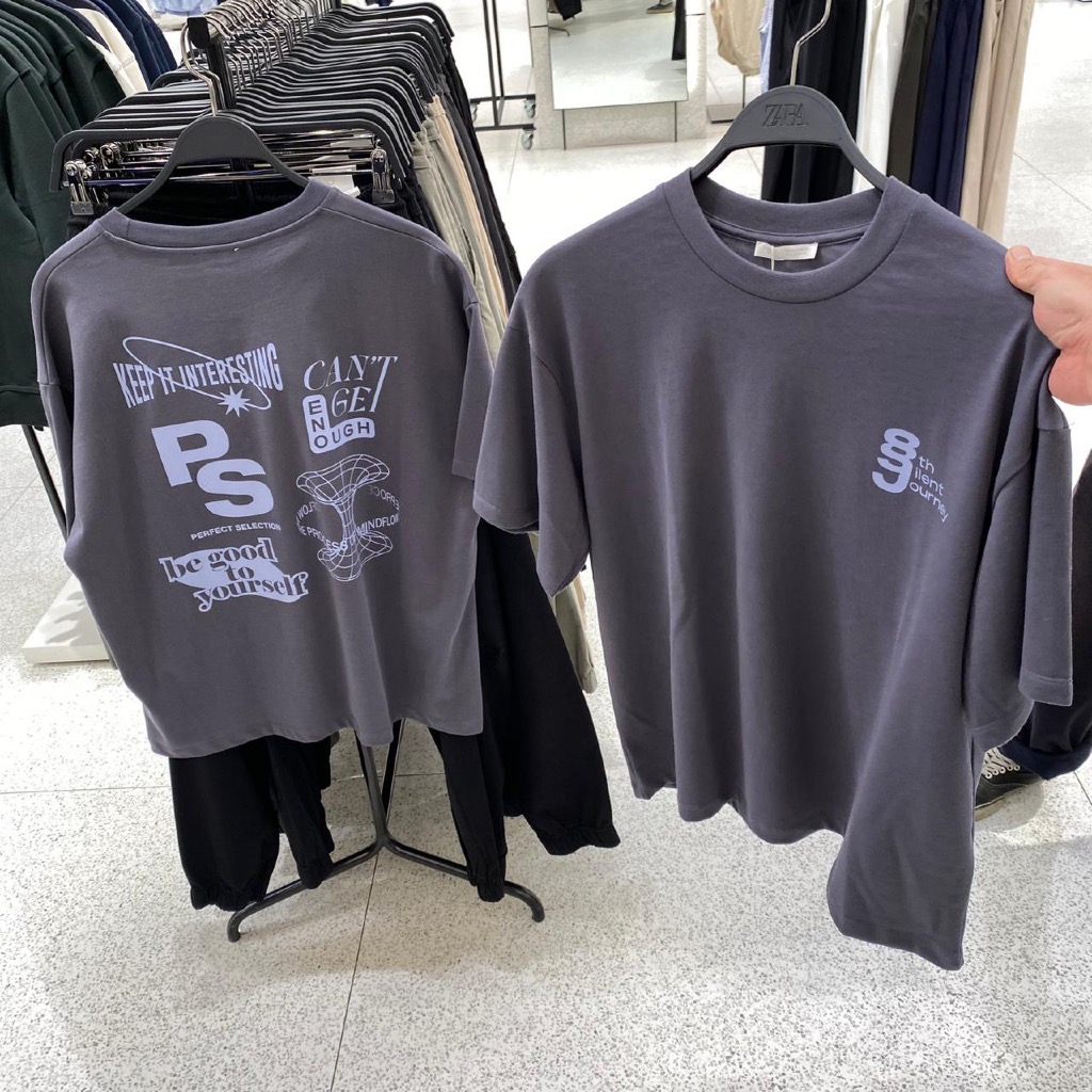 Jastipp. Tshirt Oversize Zara (Man)