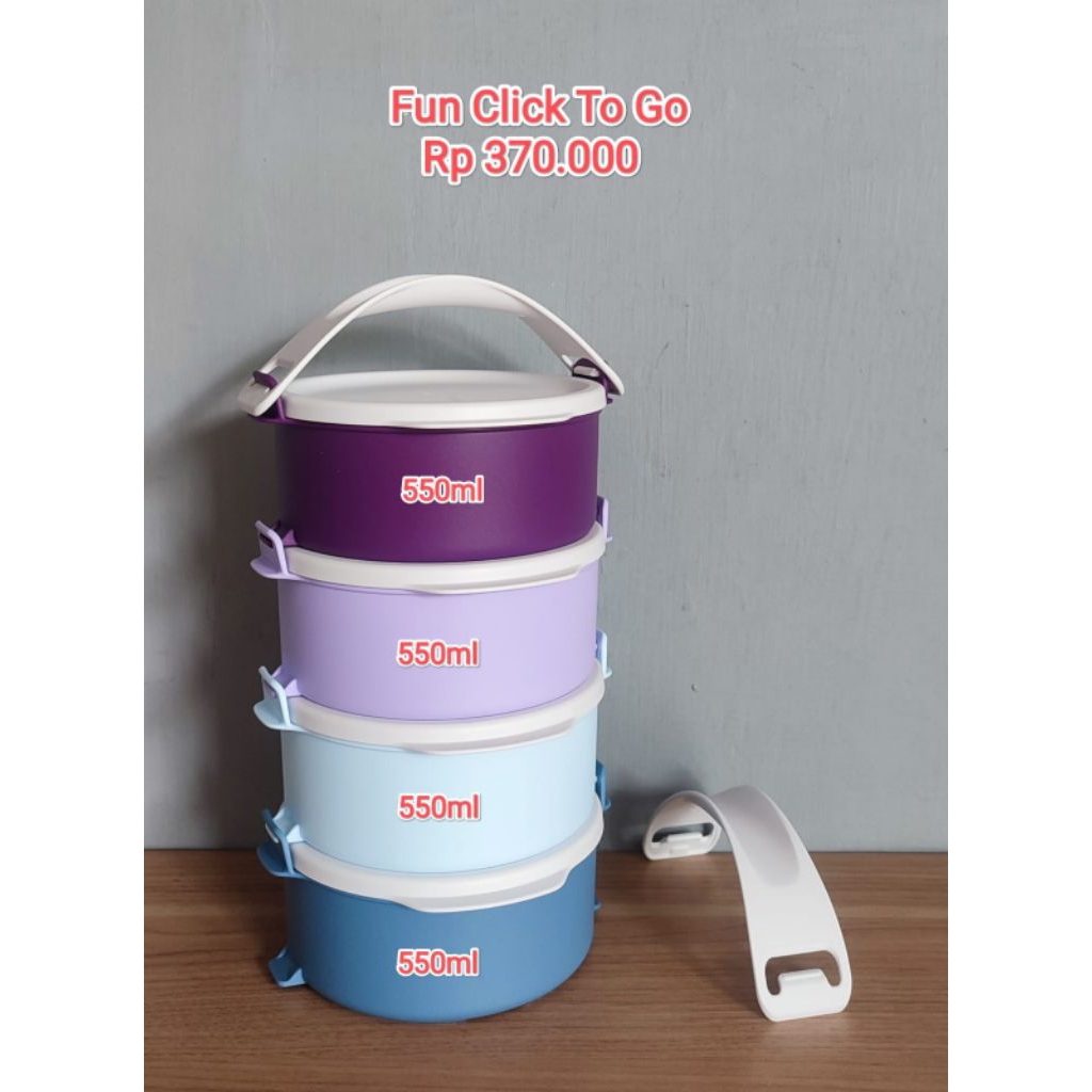Rantang Tupperware Original Model Bulat Dan Masih Baru Bukan Barang PL