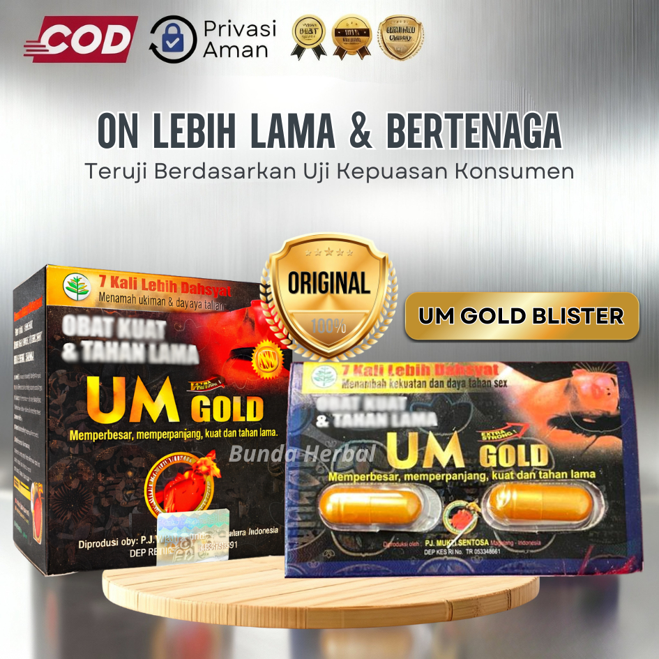 UM GOLD KAPSUL BLISTER | Urat Madu 100% Original | UM Gold Blister | UM Gold New | UM Gold Ori | Ura
