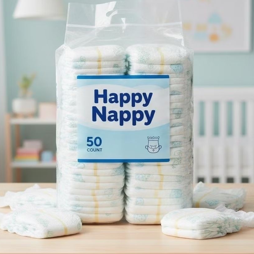 Pampers Celana Isi 50Pcs Happy Napy Tanpa Kemasan