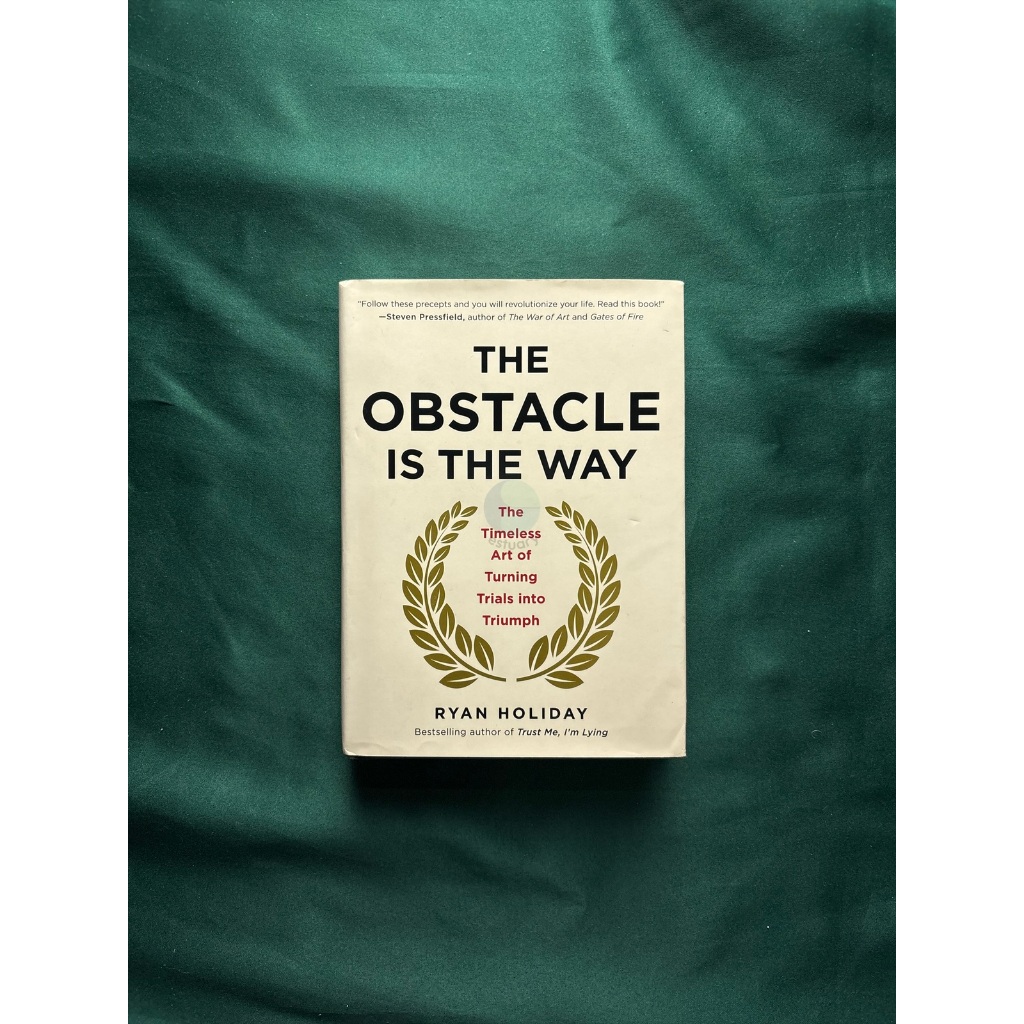 PRELOVED - Novel/Buku The Obstacle is the Way - Ryan Holiday (HC)