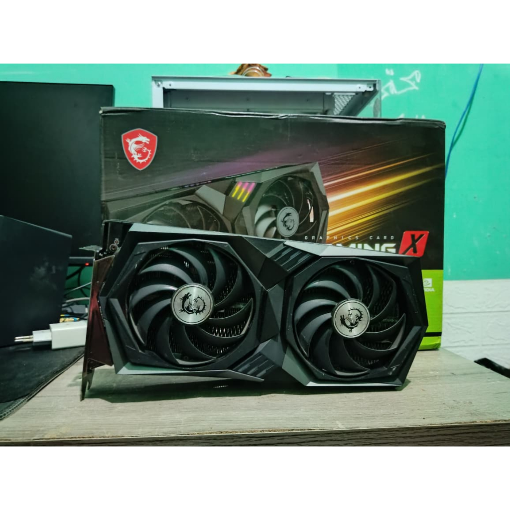 VGA Gaming Desain RTX 3060 Ti 8Gb Gaming X Mulus Fullset