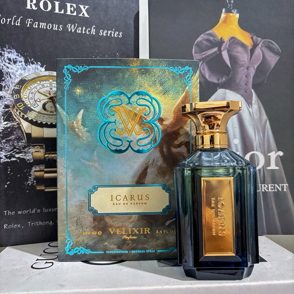 Parfum Velixir EDP ICARUS 100ml Original dengan Aroma Segar dan Tahan Lama