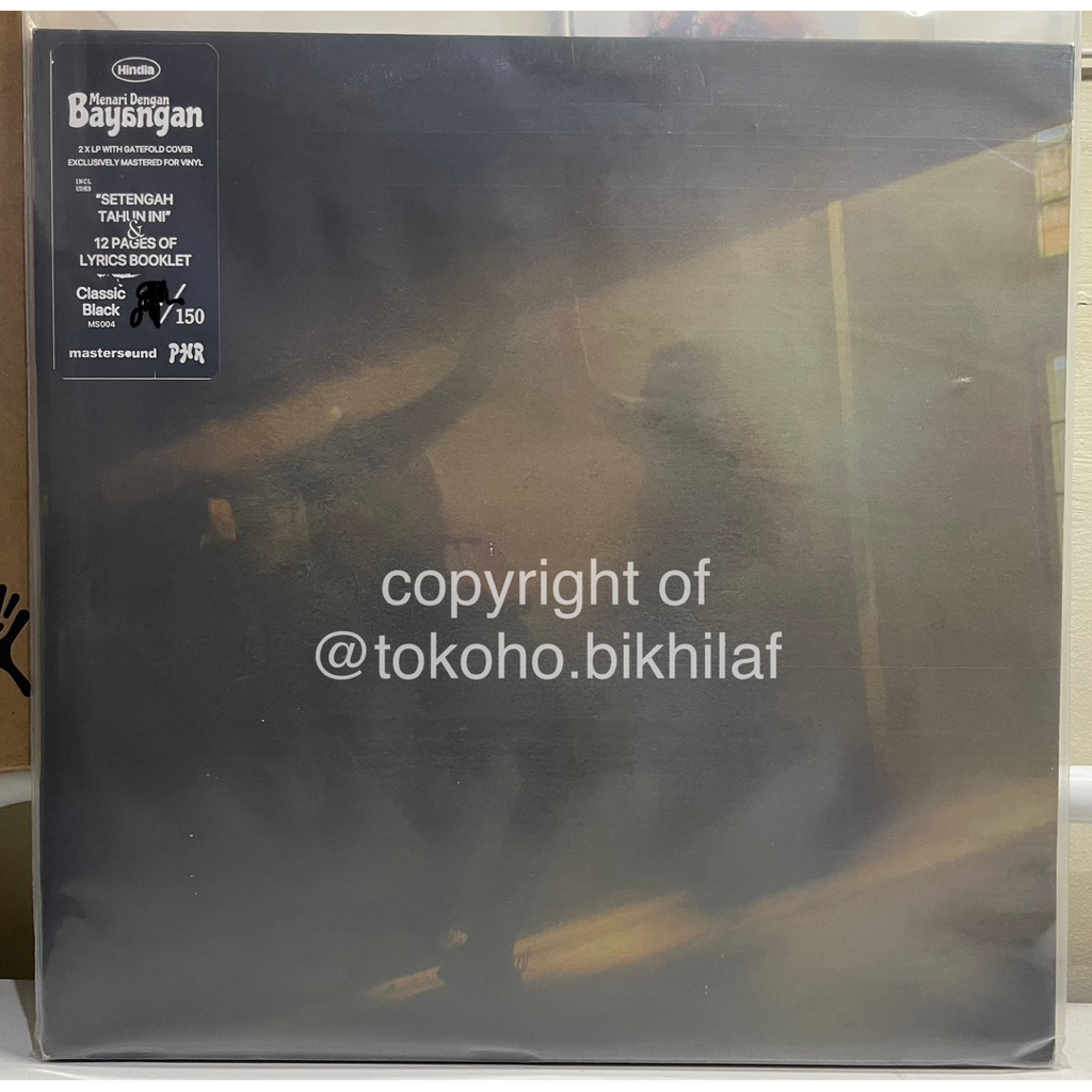 VINYL/LP/PIRINGAN HITAM HINDIA - MENARI DENGAN BAYANGAN