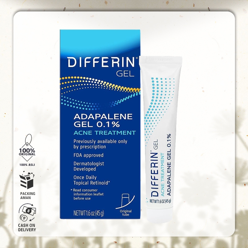 Differin Acne Treatment Gel 15g - Adapalene Gel 0.1%