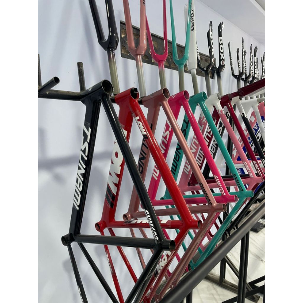 frame Fixie siap pakai murah, fixie Tsunami