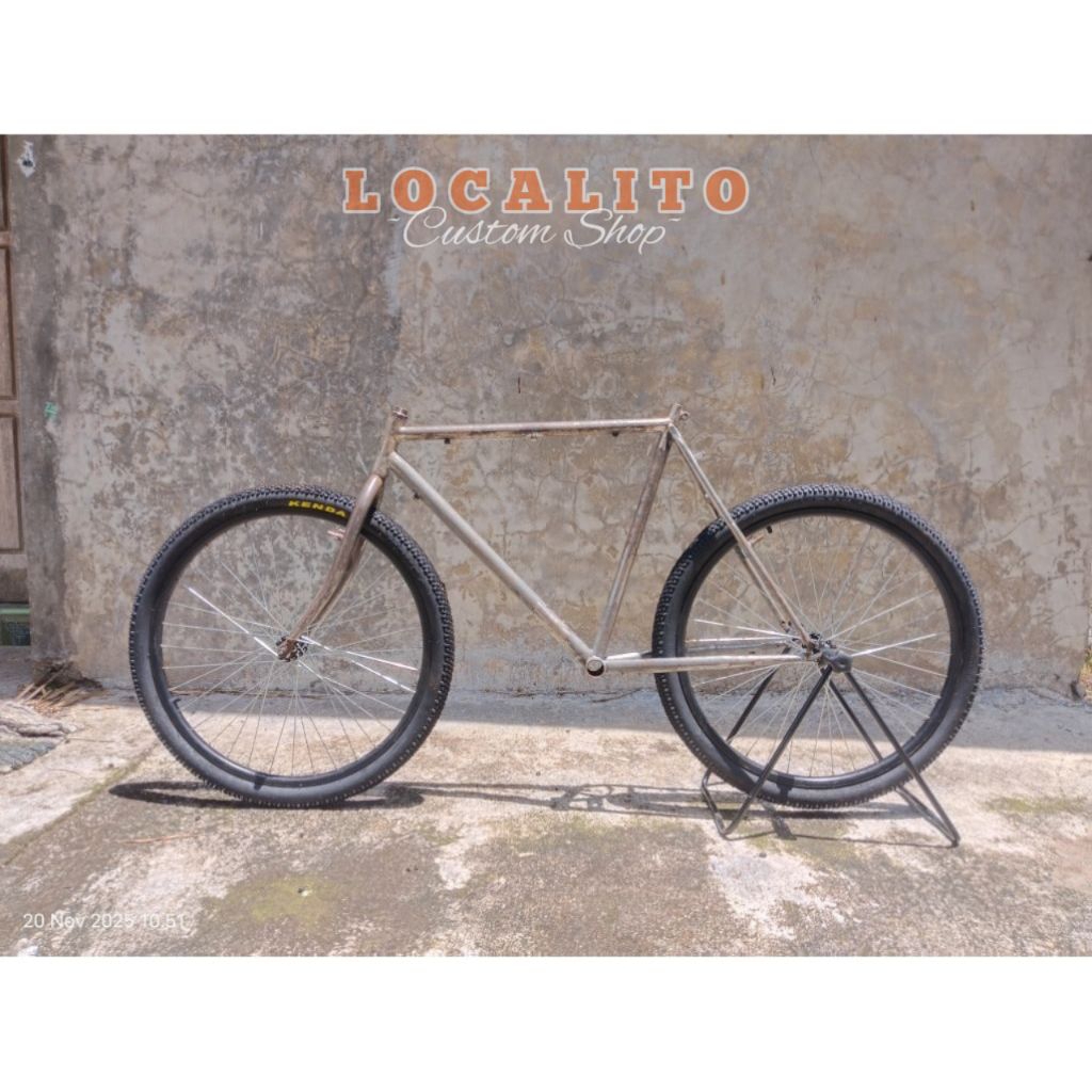 FRAME RANGKA SEPEDA CUSTOM model federal uk 21 whelset 26 inch rata air