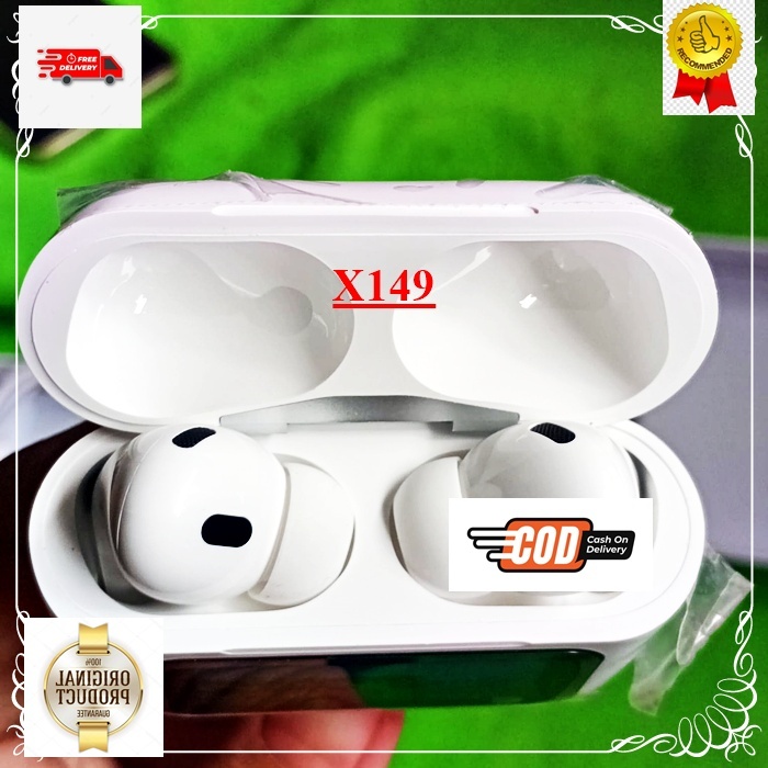 X149 HF belajar musik Peredam Kebisingan Aktif audio Tahan Air BLUETOOTH ORI 100% TWSWITH LCD TOUCH 