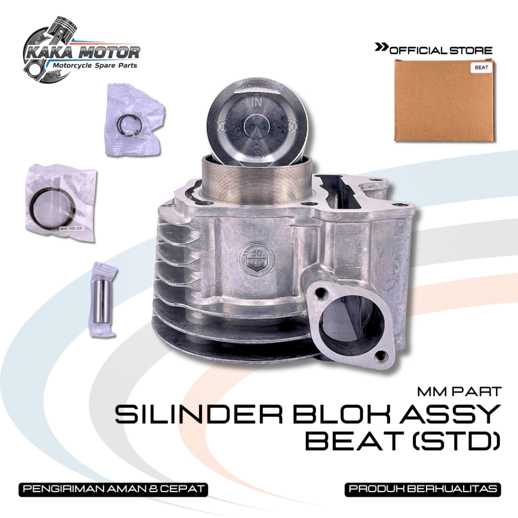 SILINDER BLOK STD ASSY BEAT - SILINDER BLOK ASSY SEHER SET BEAT STD BEAT KARBU