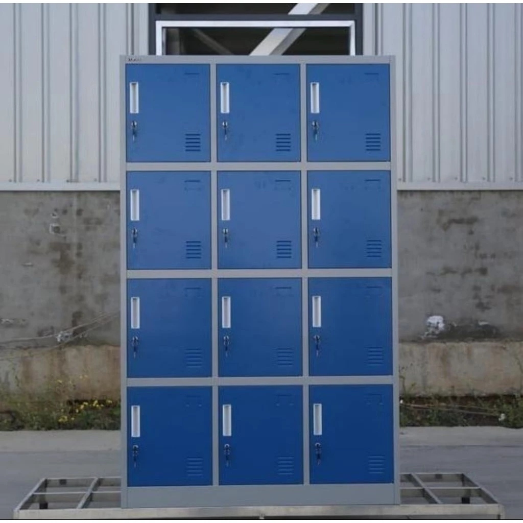 Loker 12 pintu Ukuran besar Buat Helm Loker 12 P Besi VIP GOLD VG-412 LOCKER BESI 12 pintu