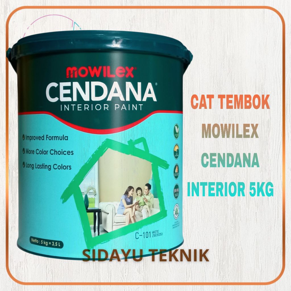 Cat Tembok Mowilex Cendana Interior 5kg